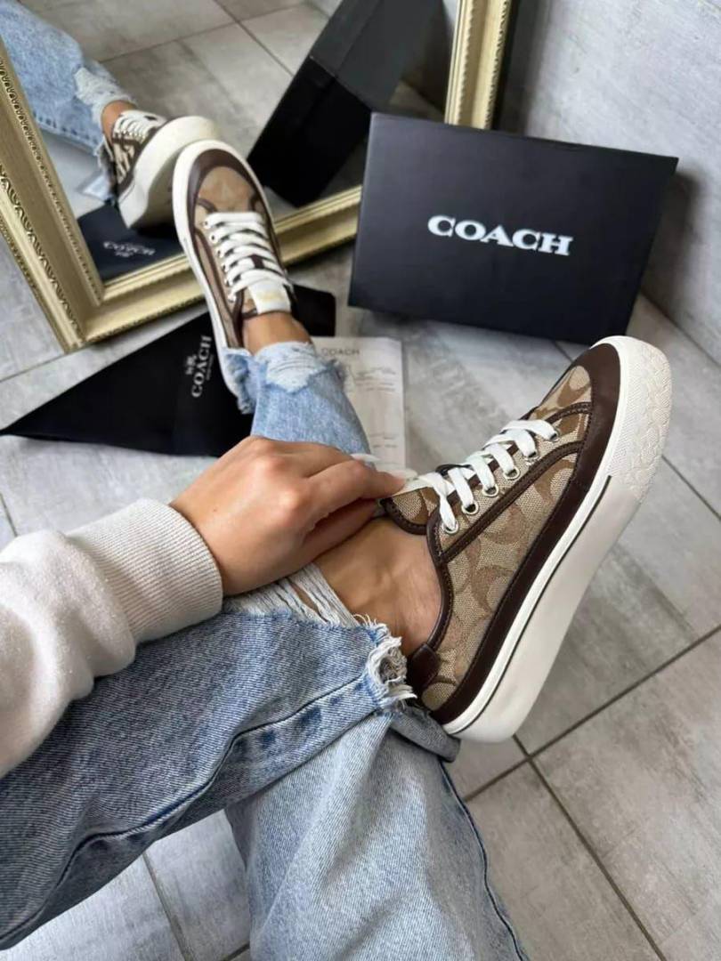 Coach_Fix_Price_CitySole_Sneaker_Beige_Canvas_For_Women_With_OriginalBox