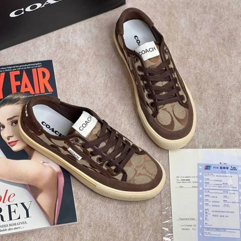 Coach_Fix_Price_CitySole_Sneaker_Beige_Canvas_For_Women_With_OriginalBox