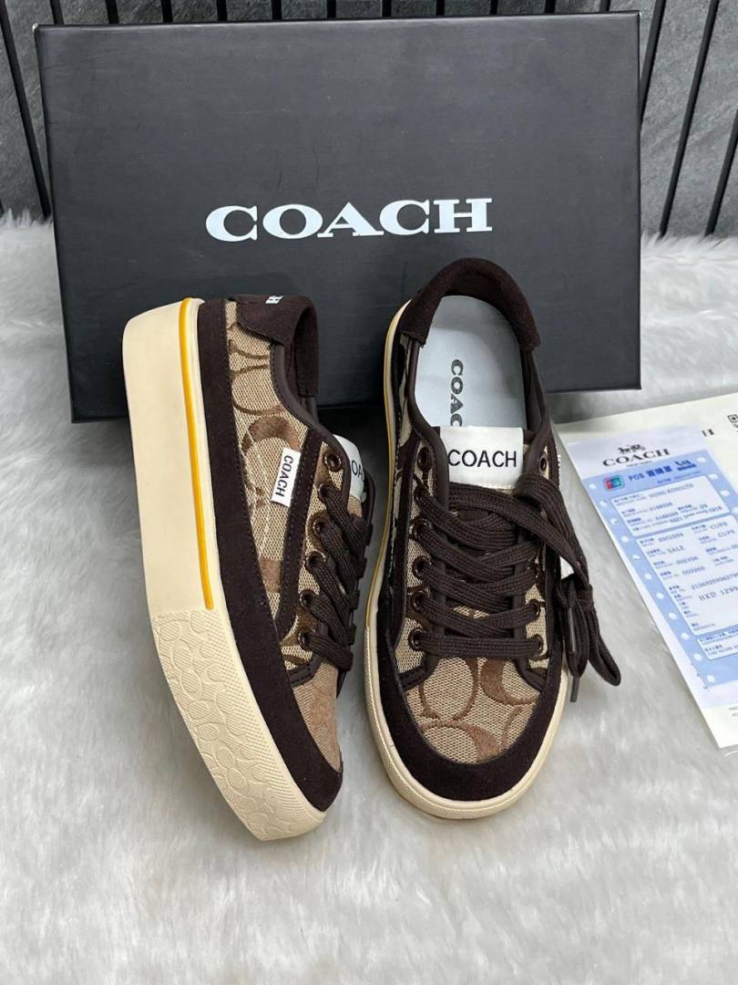 Coach_Fix_Price_CitySole_Sneaker_Beige_Canvas_For_Women_With_OriginalBox