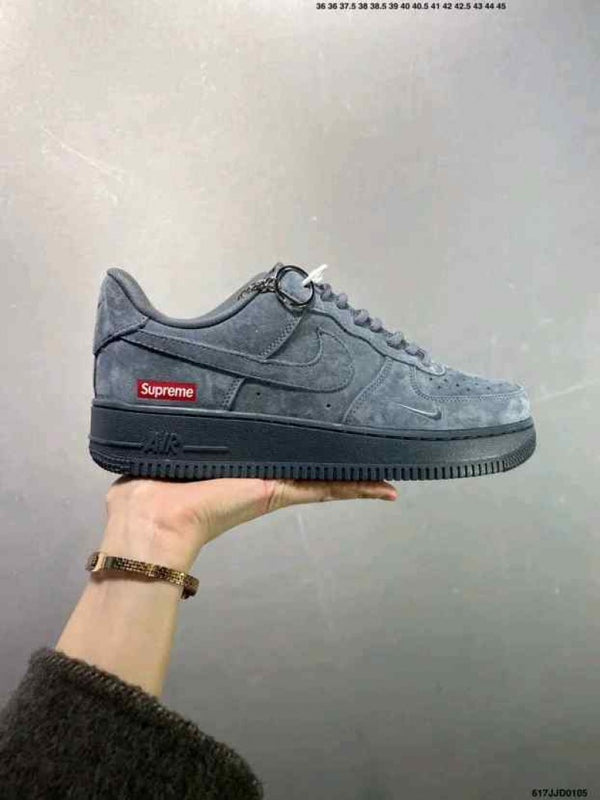Nike x Supreme Airforce 1 Low Grey Suede