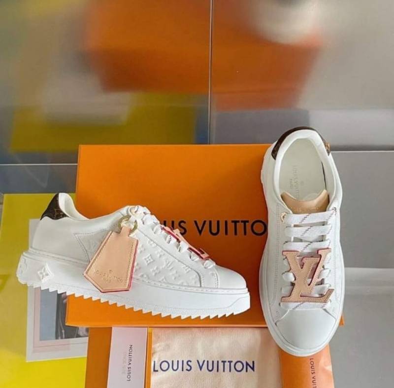 Louis Vuitton_Time_Out_Sneaker_For_Women_With_Original_Box_And_Carry_Bag