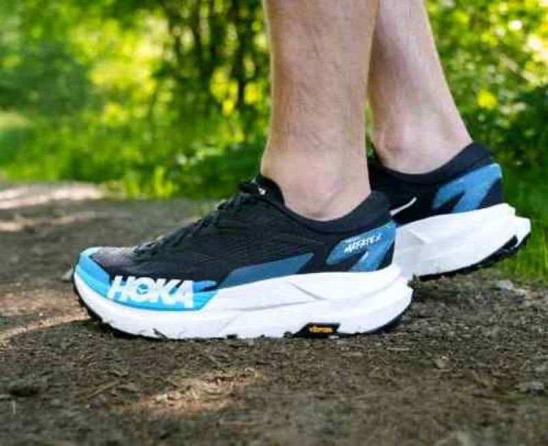 Hoka Mafate X Trail Runners Black Skyward Blue