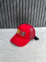 Ferrari F1 Net Front Logo Red Premium Unisex Cap (With Safety Box)