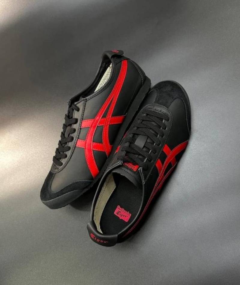 Onitsuka tiger mexico 66 black classic red