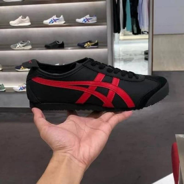 Onitsuka tiger mexico 66 black classic red