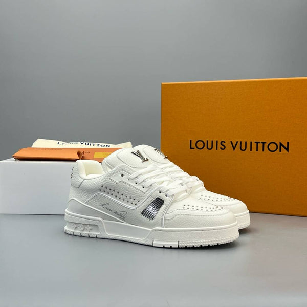 Louis Vuitton LV Trainer leather White Sneakers