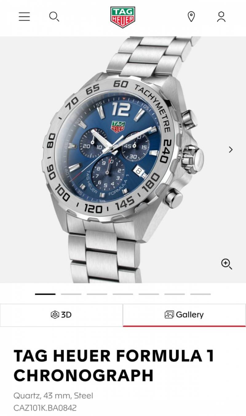 Tag Huer chronograph formula 1 calibre 16