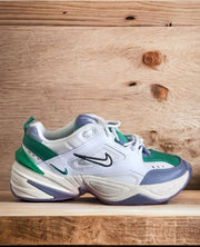 Nike m2k tekno platinum tint sail lucid green