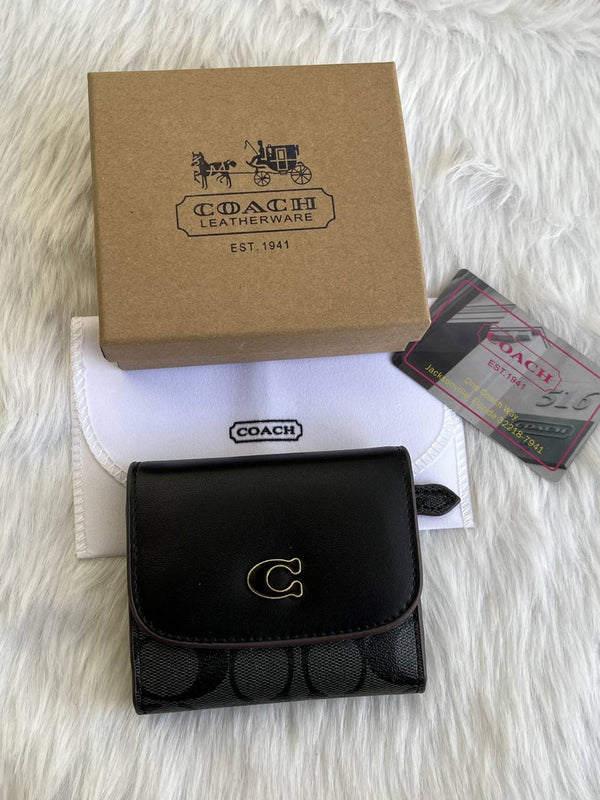 Coach_115_Trifold_Wallet_With_OriginalBox_DustCover_Card