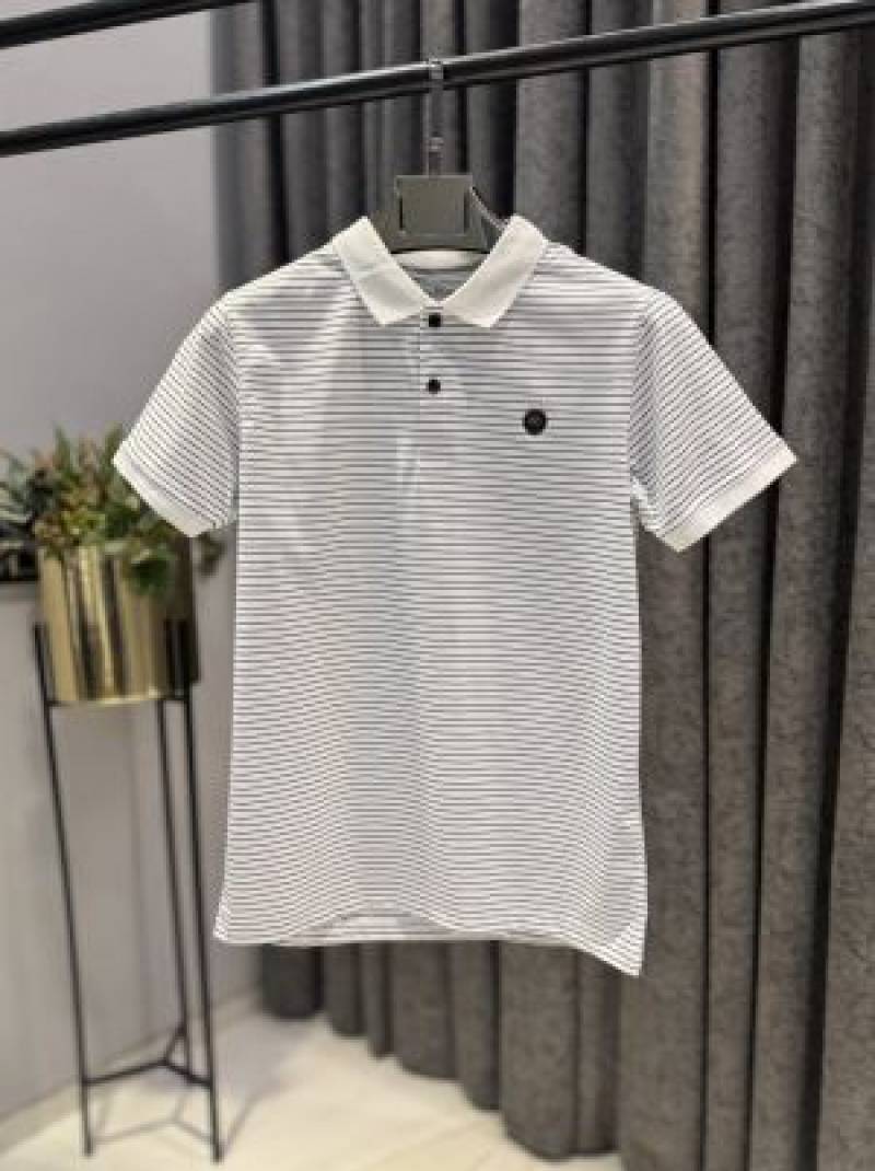 RAMZAN SPECIAL SALEB FERRAGAMO IMPORTED POLO T-SHIRT WHITE
