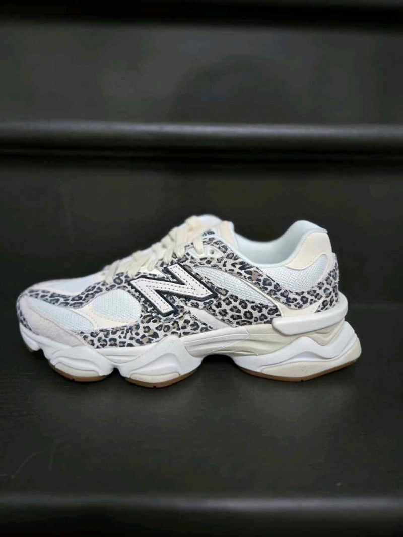 New Balencee 9060 Leopard White Brown 959