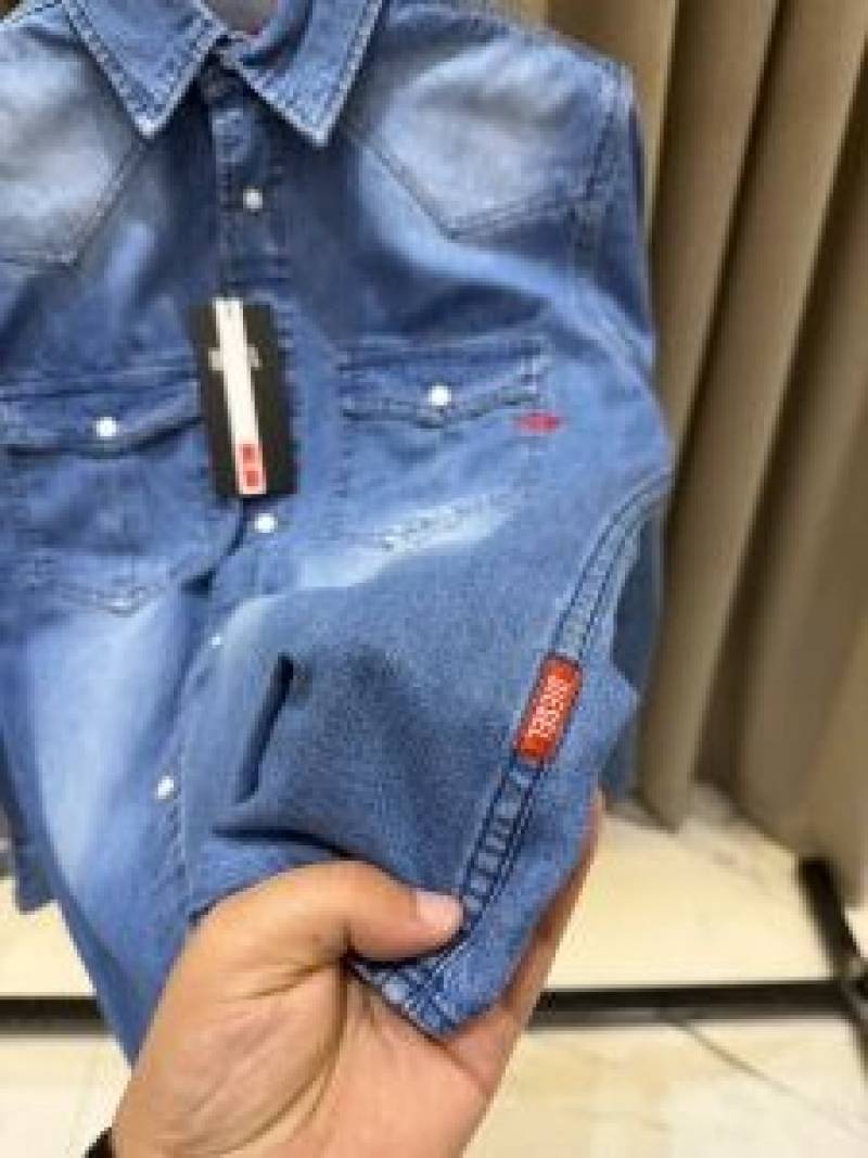 Diesel Denim Shirts Denim Blue