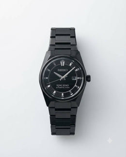 King Seiko Vanac Quartz Full Black