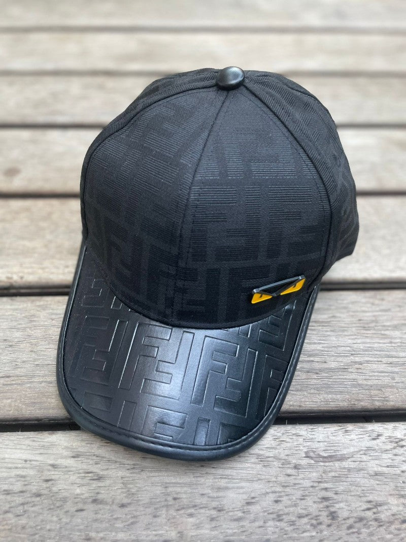 Fendi_FF_MonoGram_Small_Front_Logo_Black_Premium_Unisex_Cap_With_Safety_Box_847
