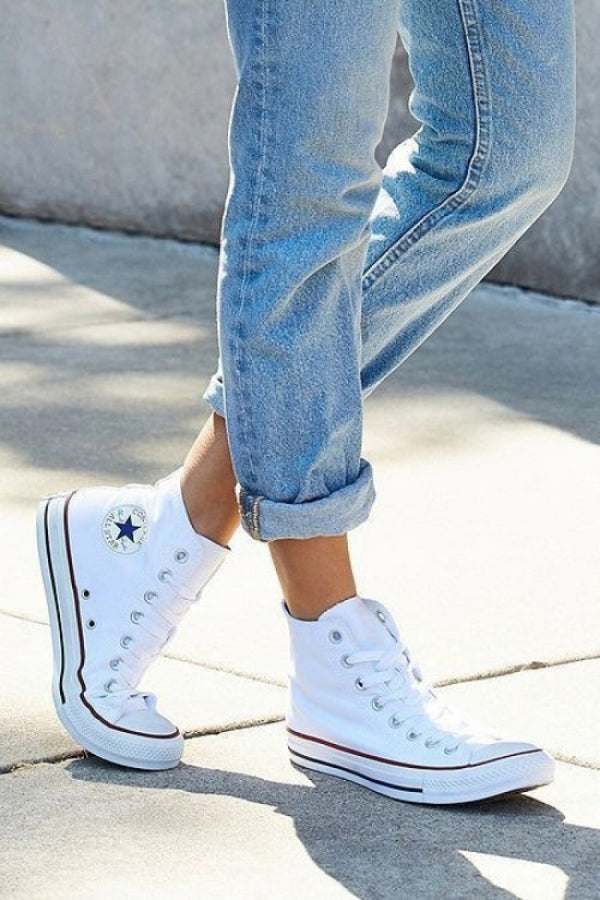Conversee all star high white for women s