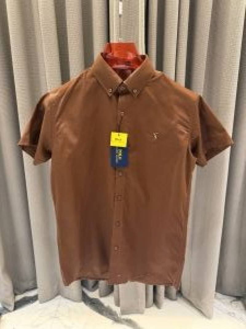 Ralph lauren Premium Half Cotton Choc Brown Shirt