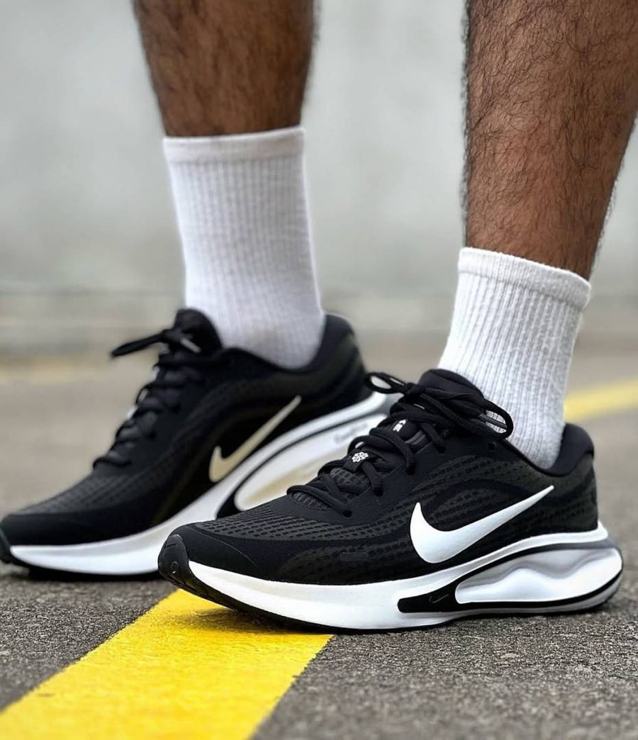Nike Journey Run White Black--sale