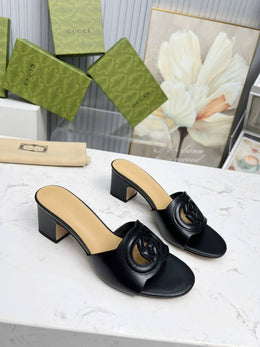 Gucci_GG_Cutout_Logo_Mid_Heel_Slide_Sandal_Black_Interlocking_G_With_OG_Box_&_Carry_Bag_1295-3