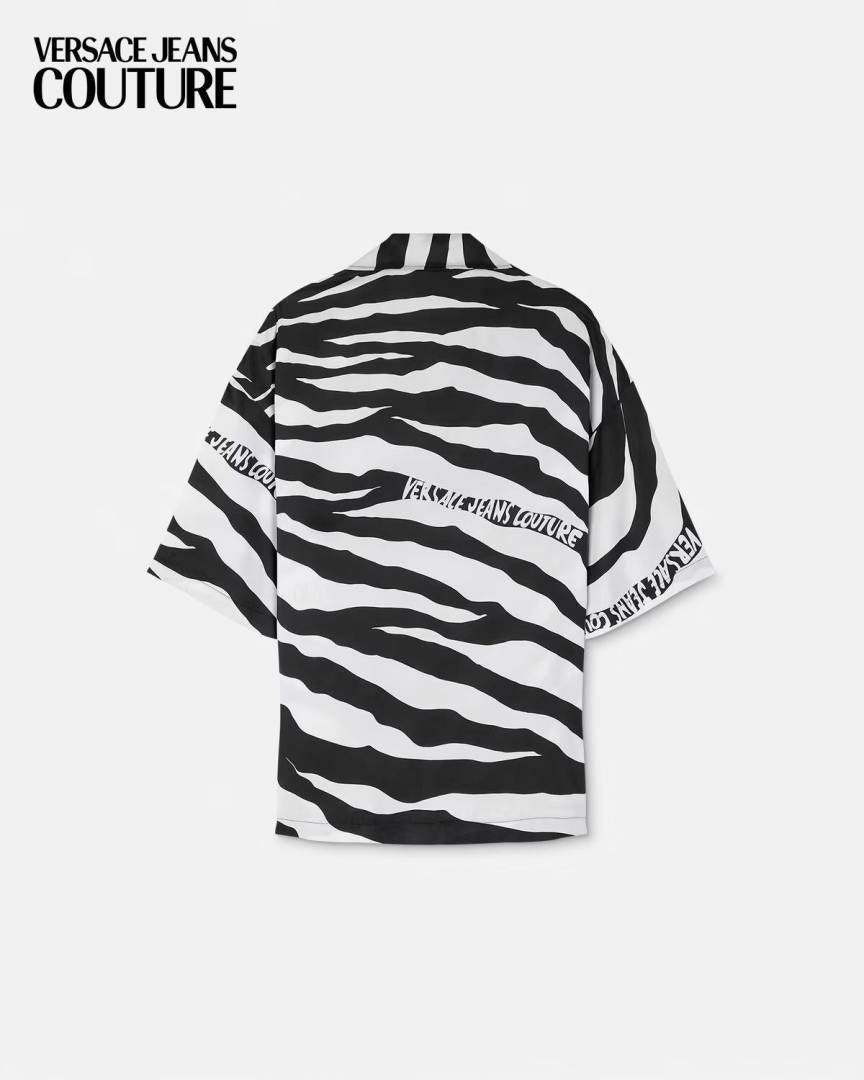 Versace Couture Half Sleeves Shirt White