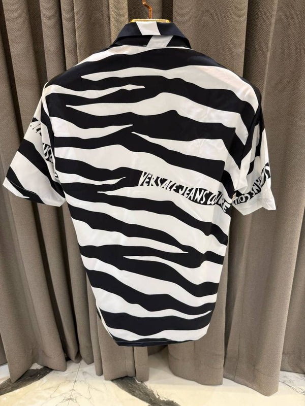 Versace Couture Half Sleeves Shirt White