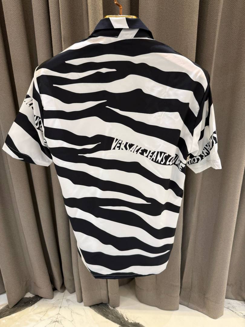Versace Couture Half Sleeves Shirt White