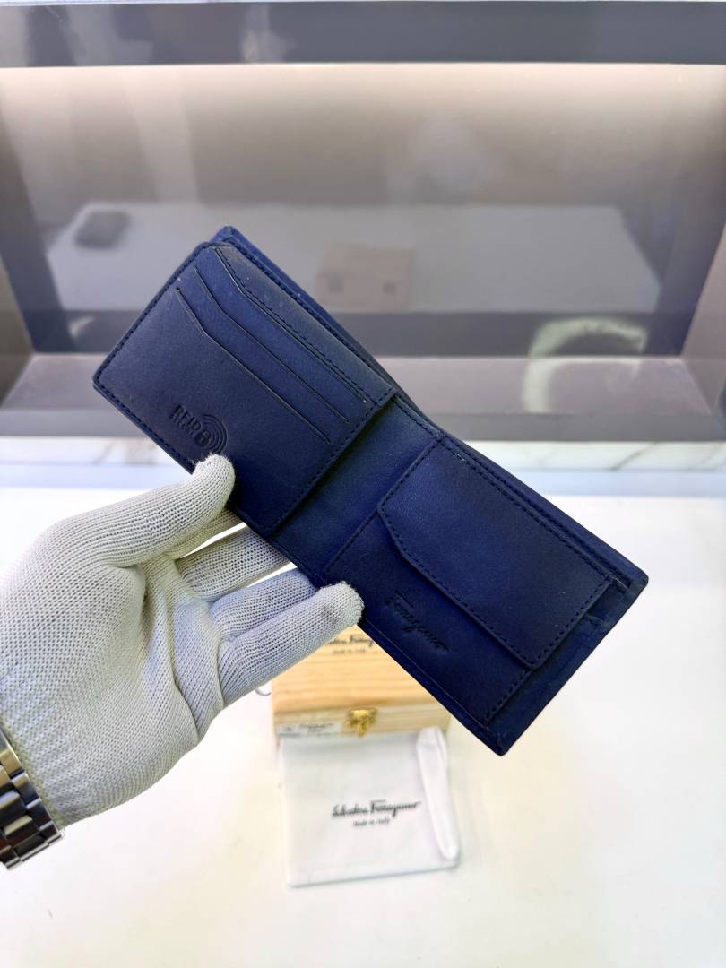 Salvatore Fera_Blue Premium Quality Wallet Fa 1134