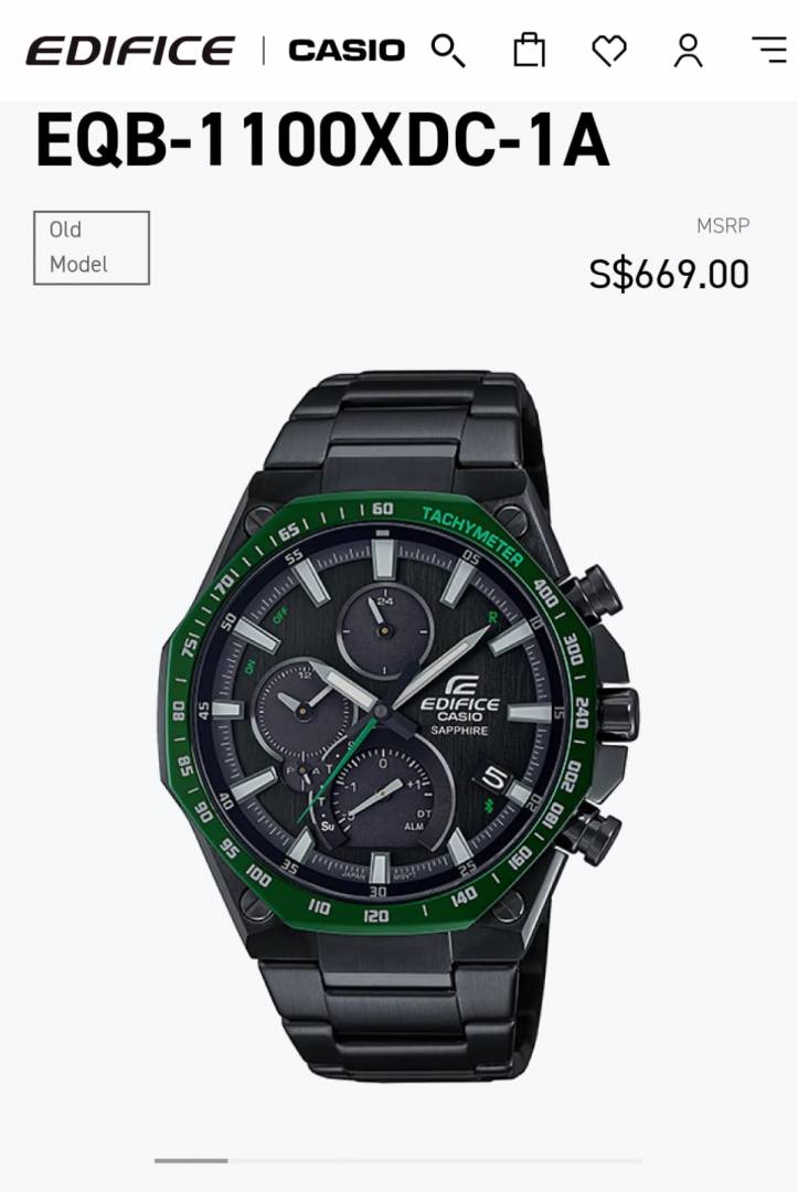 Casio Edifice Eqb-1100 D Japan