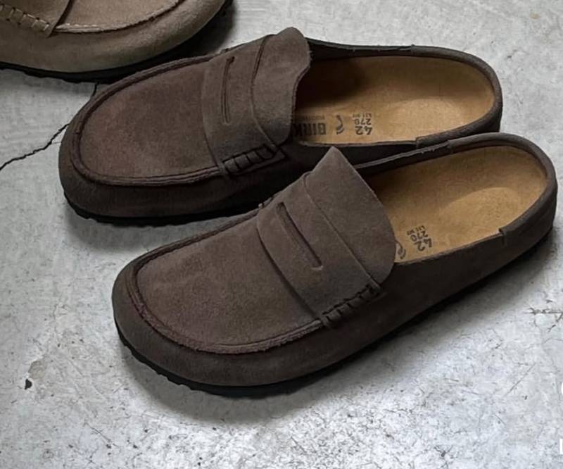Birkenstock Naples Wrapped Suede Wine