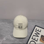 Loewe Denim Washed White Premium Unisex Cap With Safety Box