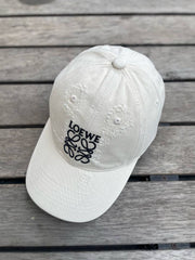 Loewe Denim Washed White Premium Unisex Cap With Safety Box