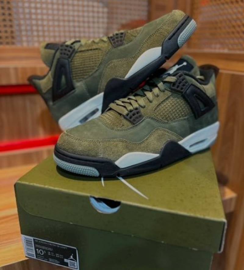 Nike ee air jordan 4 craft olive semi ua