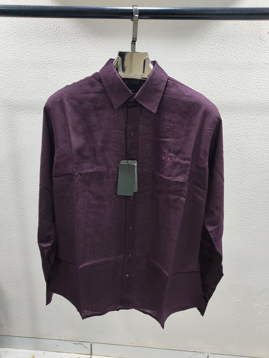 Armani Exchange IMPORTED STORE ARTICLE SHIRT LEELAN FABRIC