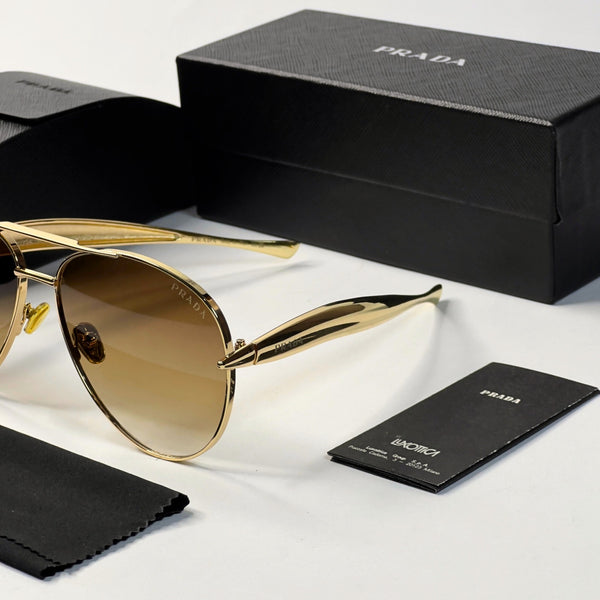 Prada 25008 gold brown shaded