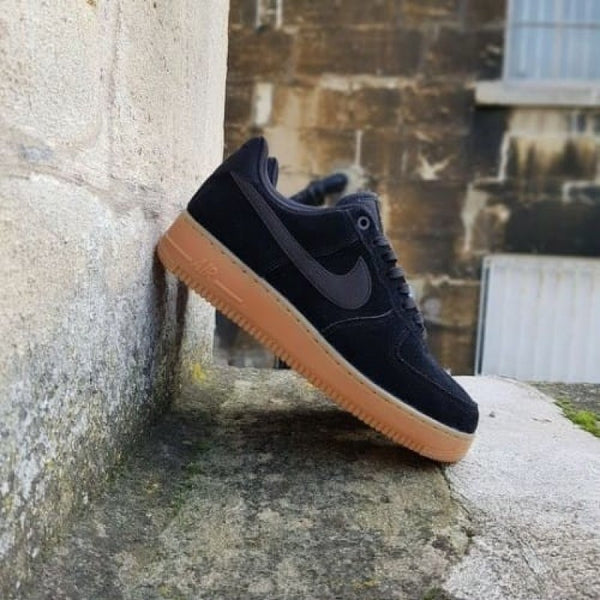 Nike airforce 07 black suede Fix