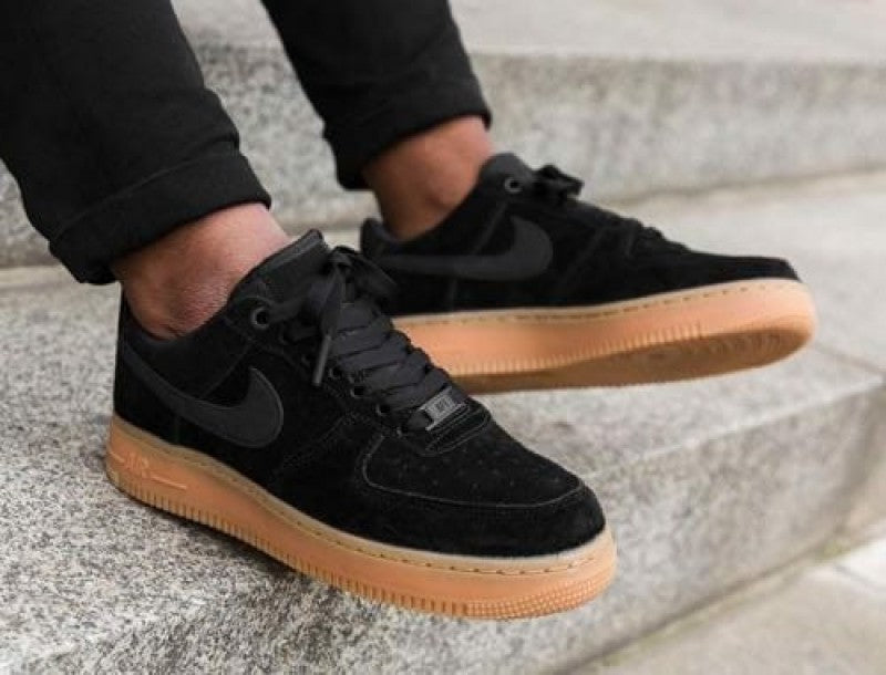 Nike airforce 07 black suede Fix