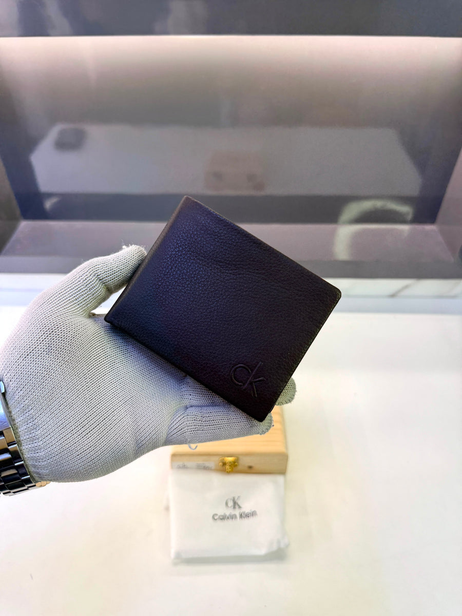 Ck_Calvi_ Brown Premium Quality Wallet Fa 1130