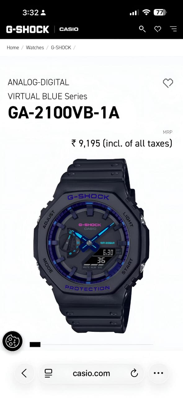 Casio g shock ga2100 Rainbow