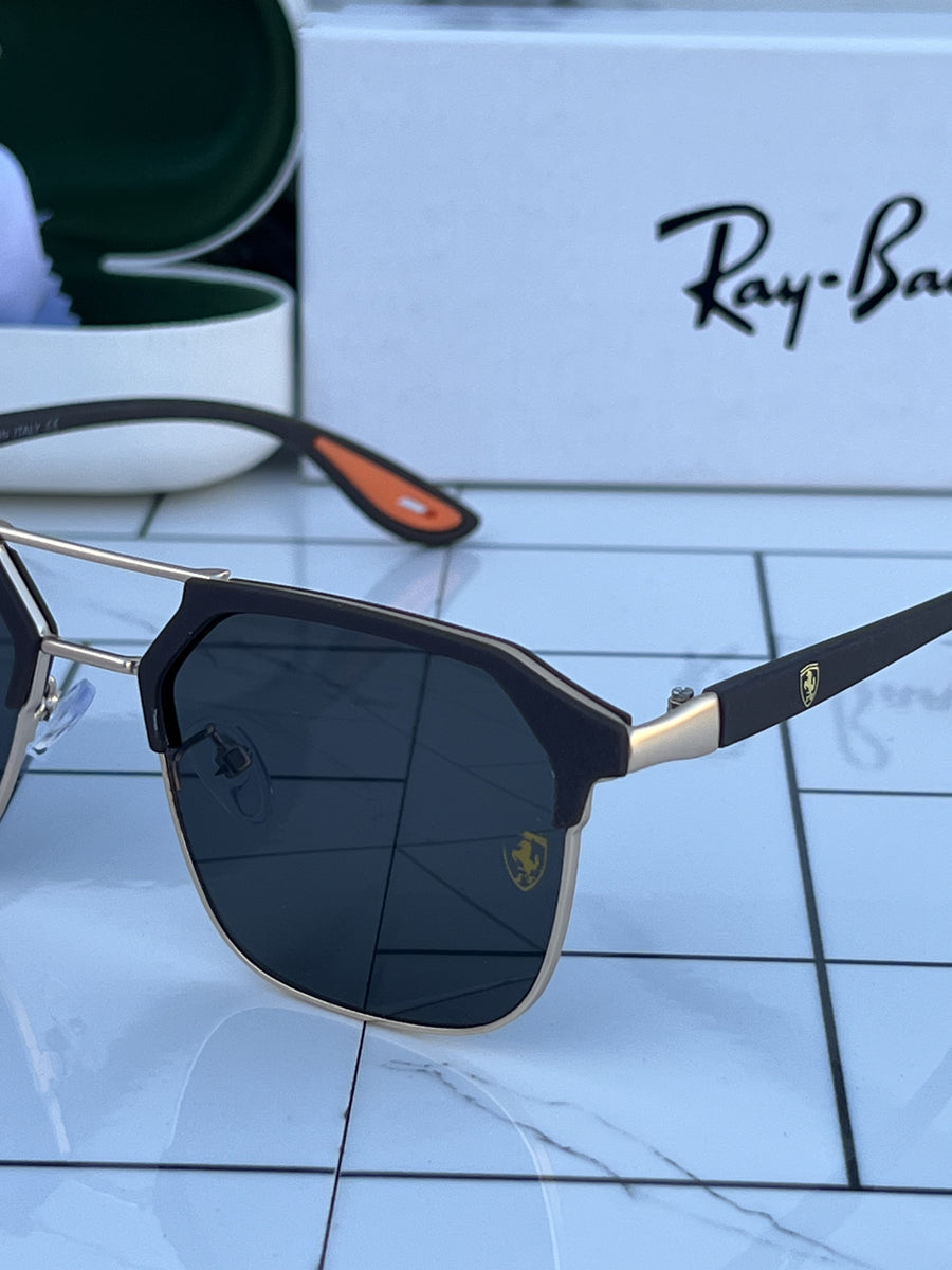 Rey ban 04 gold black brown orange