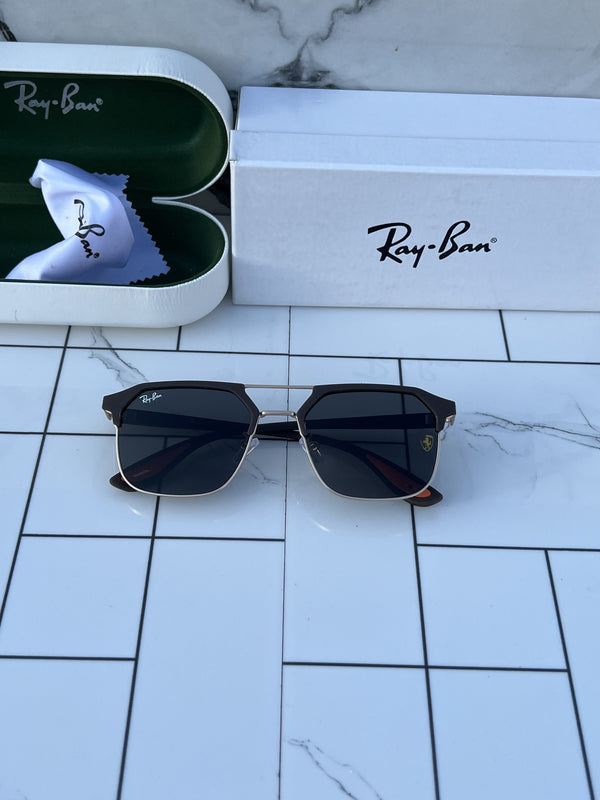Rey ban 04 gold black brown orange