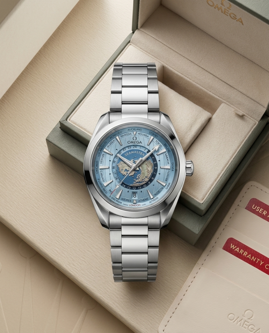 Omega Seamaster Aqua Terra GMT Worldtimer