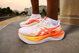Asics Superblast 3 in the White Orange Glow 2715
