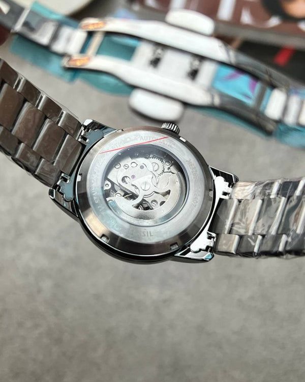 Fossil Heritage Automatic Silver Blue
