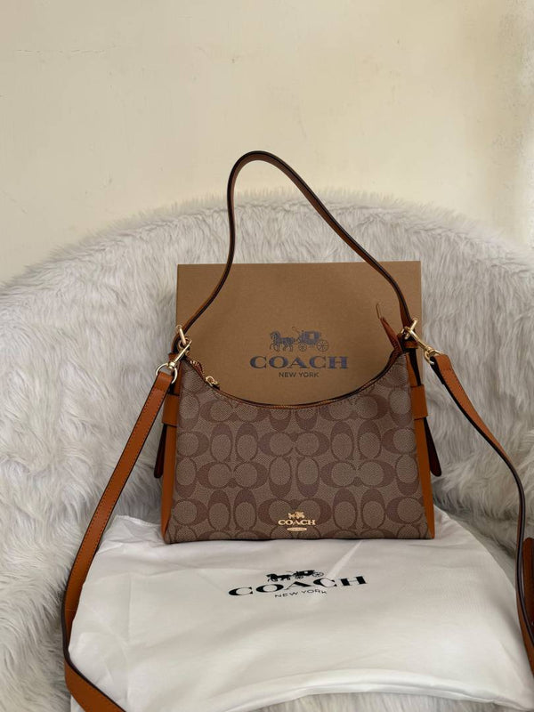 Coach 03 Laurel Hobo Shoulder Combo With Wristlet Wallet Original Box Packing