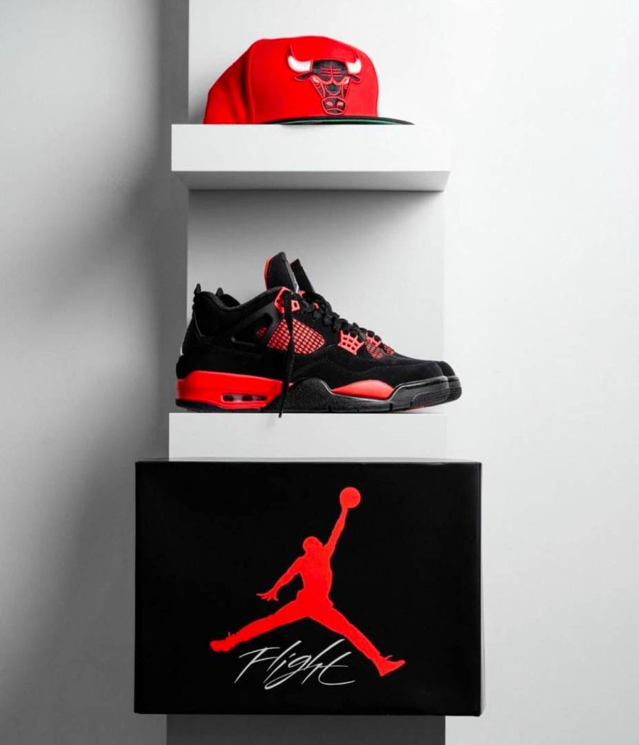 Nike Air Jordan Retro 4 Red Thunder 2025