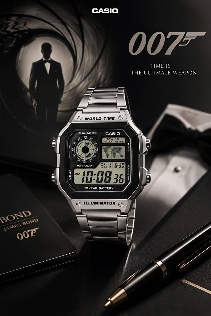 Casio illuminator AE 1200 WHD 1AV J1868