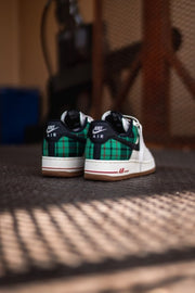Nike AIRFORCE 1 07 LX PALE IVORY STADIUM GREEN PLAID