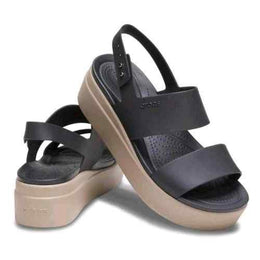 Crocs Womens Brooklyn Low Wedge Sandals