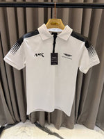 HACCKET ASTON MARTIN POLO SURPLUS WHITE