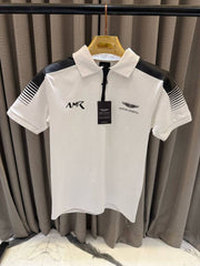 HACCKET ASTON MARTIN POLO SURPLUS WHITE