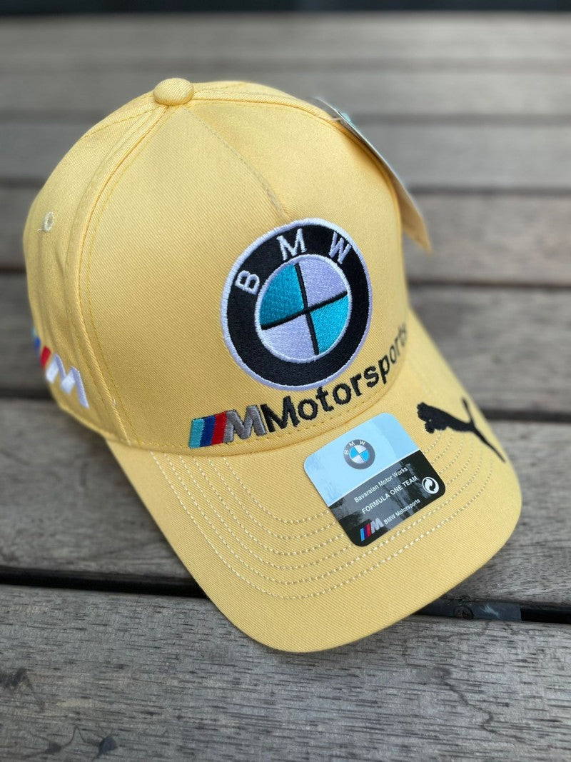 Bmw Motorsports Premium Yellow Unisex Cap (With Safety Box) 916
